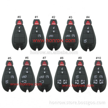 High-quality remote control 11pcs remote key with 315mhz for Chrysler factory direct with the wholesale price